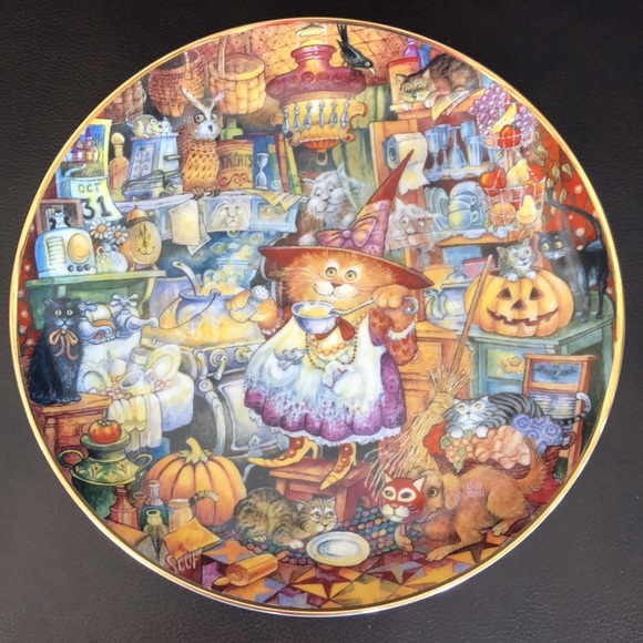 Perrrfect NIB 3 plate Bill Bell holiday set - Picture 4 of 11